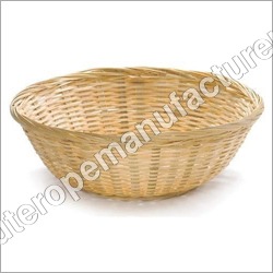 Yellow Bamboo Baskets