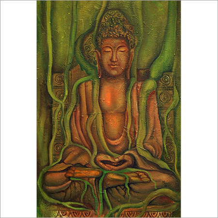 Buddha Oil Painting