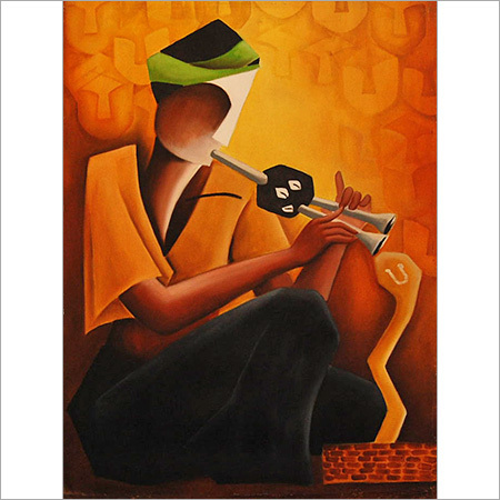 Snake Charmer Painting