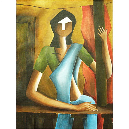Antique Oil Painting 2Ft X 2.5Ft Available