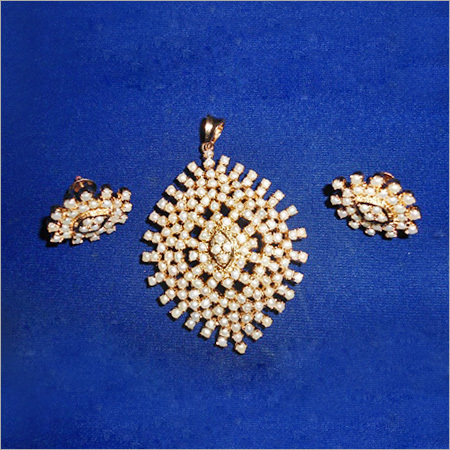 Wedding Silver Pendant Set