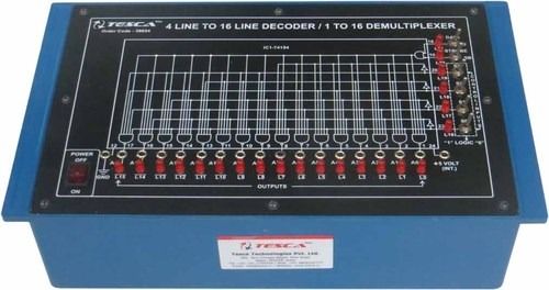 Black And Blue 4 Line To 16 Line Decoder/ 1 To 16 Demultiplexer