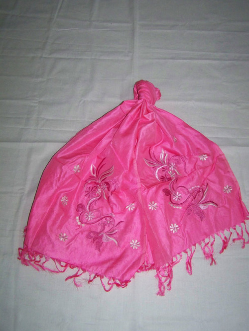 Embroidery Silk Scarves
