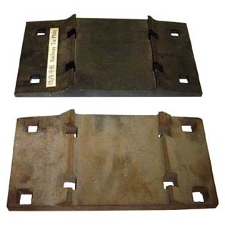 Rail pattern plate