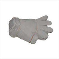 Off White Knitted Hand Gloves