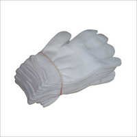 White Driving Hand Gloves