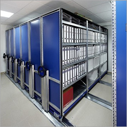 Mobile Racking System - Steel Material, Heavy Duty Storage Units, Available in Various Sizes, Colors & Designs | Elevated Durability, Smooth Finish, Rust Proof, Cladding & Locking Systems Available