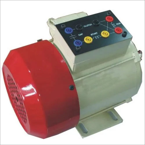 Red 1Phase Ac Squirrel Cage Induction Motor Capacitor Run