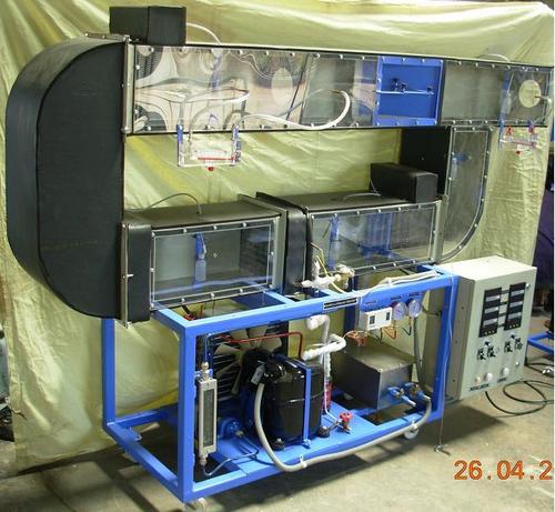 Recirculating A/C Trainer - Steel, 1500x800x1200 mm, 2 kW | Air Conditioning, Enthalpy Mixing, Compressor Analysis, HVAC Training