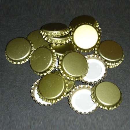 Plain Gold Bottle Caps
