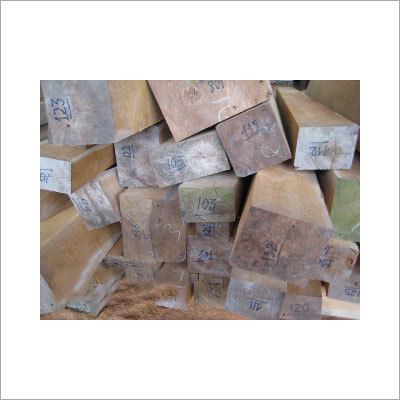 Square Teak Logs