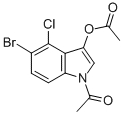 1-Acetyl-5-bromo-4-chloro-1H-indol-3-yl acetate