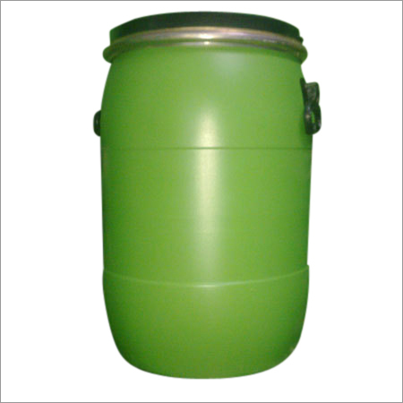 Green 55 Gallon Plastic Drum