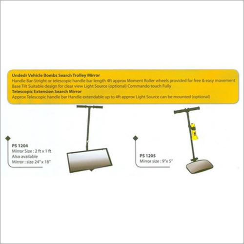 Under Vehicle Search Trolly Mirror