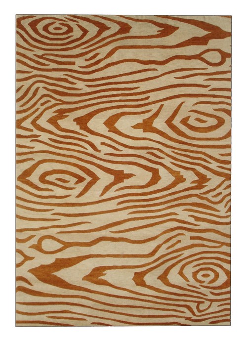 Indo Nepali Carpet Beige-Rust