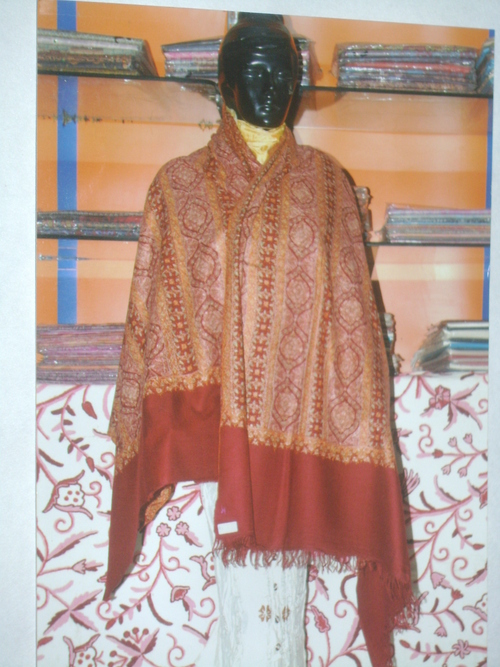 Pashmina All Over Embroidery Jamawar 36x80