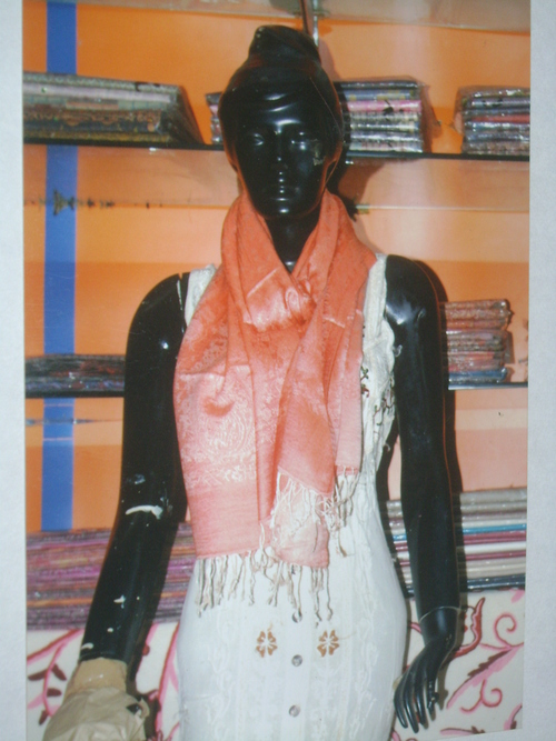 Silk Modaal Shawl Self 28x80