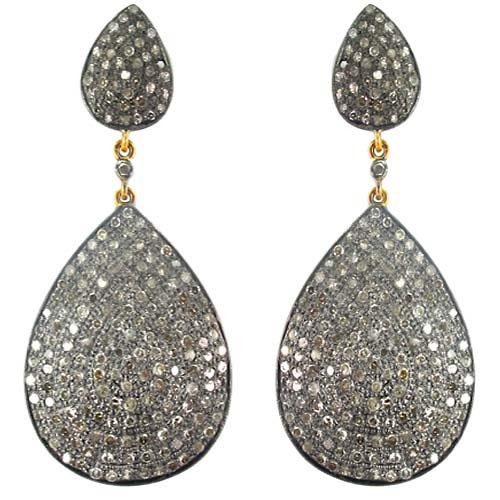 Diamond Dangle Earrings