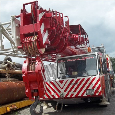 Mobile Hydraulic Floor Cranes On Rental By OM GANESH LIFTERS