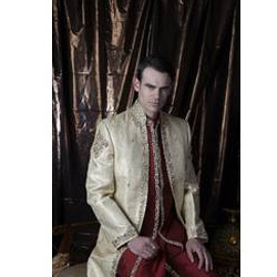 Chikan Embroidered Sherwani