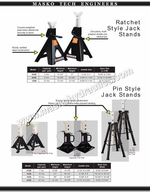 Axle Stand Jack By Masko Tech Engineers