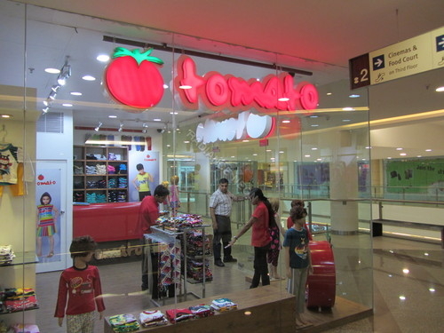 Signages inside malls or shopping Hubs