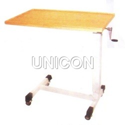 Over Bed Table (Adjustable) by Gear Handle