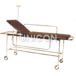 Patient Trolley with Fixed Cushioned