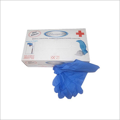 Sky Blue & Violet Blue Nitrile Examination Gloves