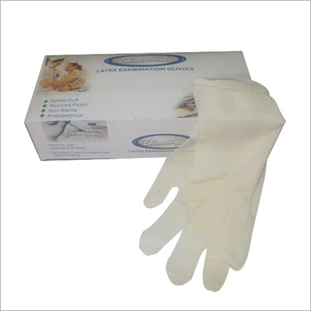 Latex Powder free Examination Hand Gloves