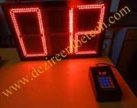 Led Token Display - Ms Powder Coated, Char Size 1-8, Red, 5mm Oval Led, Rs-232/rs-485 Communication, High Visibility, Remote Control, Durable Design