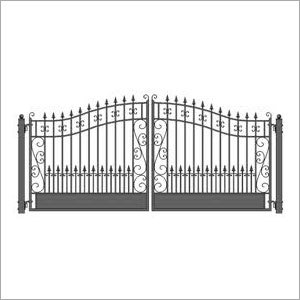 Outdoor Wrought Iron Gate