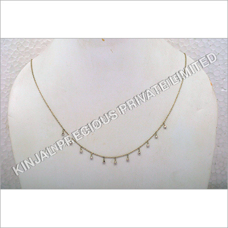 Platinum Diamond Eternity Necklace