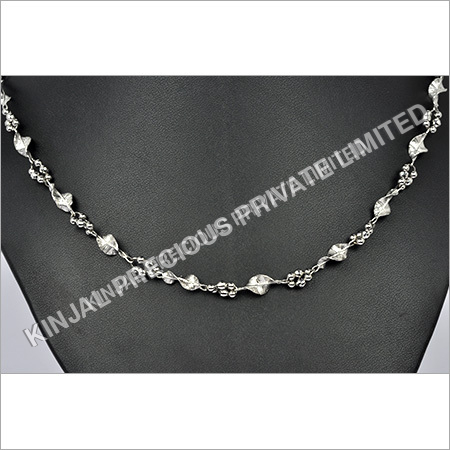 Platinum Pearl Necklace
