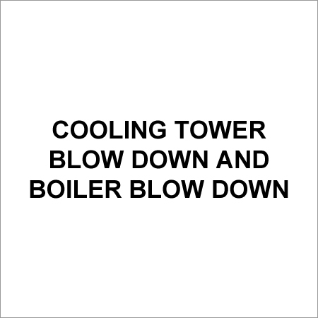 Cooling Tower Blow Down And Boiler Blow Down