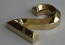 Brass Letters