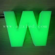 3D Steel Letters