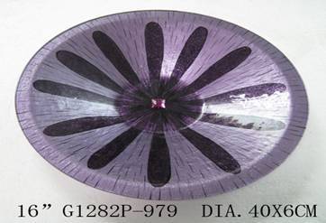 Glass Round Plate