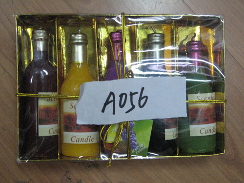 Wine Wax Candles Set