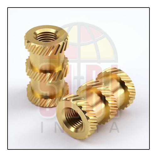 Brass Cross Knurling Inserts