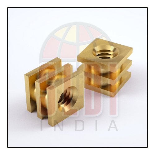 Polished Brass Triple Square Inserts