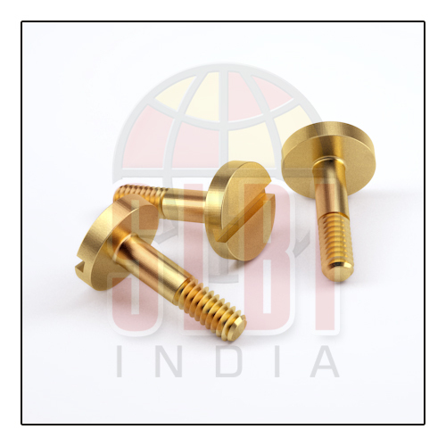 Flat Brass Slotted Screws