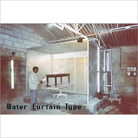 Water Curtain Type Paint Booth