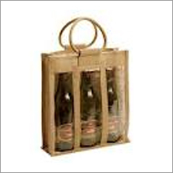 Jute Wine Bottle Bags