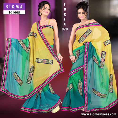 Fancy Patchwork Sarees