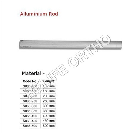 Orthopaedic Aluminum Rods