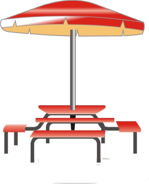 Fiber Playground Garden Bench