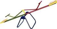 Kids See-saw - Durable Plastic, Compact Size , Fun For Outdoor & Indoor Play