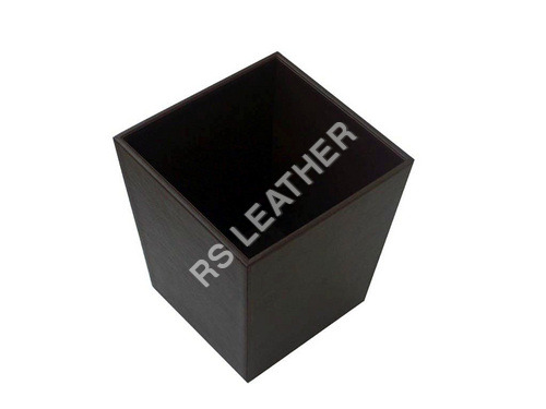 LEATHERETTE WASTE BIN