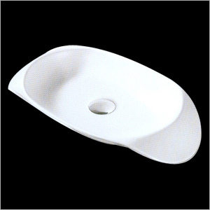 White Ceramic Art Basin